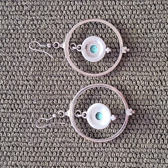 Turquoise Earrings - Picture 3 of 3